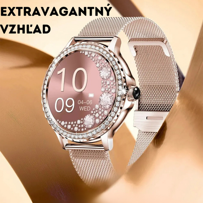 Rose Gold Premium Smart hodinky + darčekový remienok
